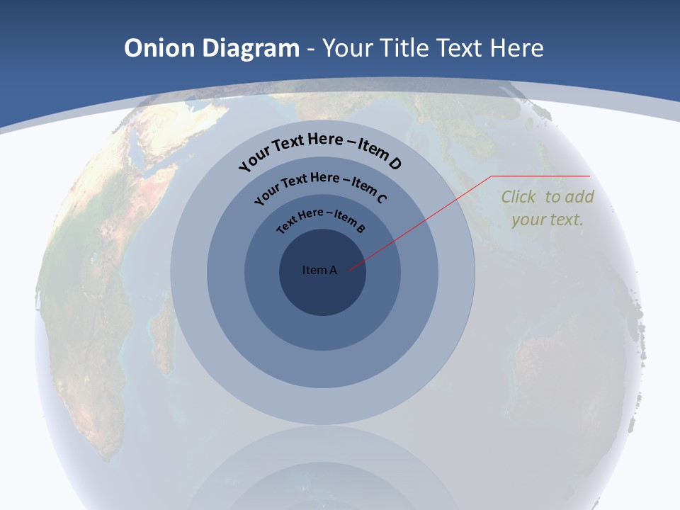 Indian Ocean On Earth PowerPoint Template