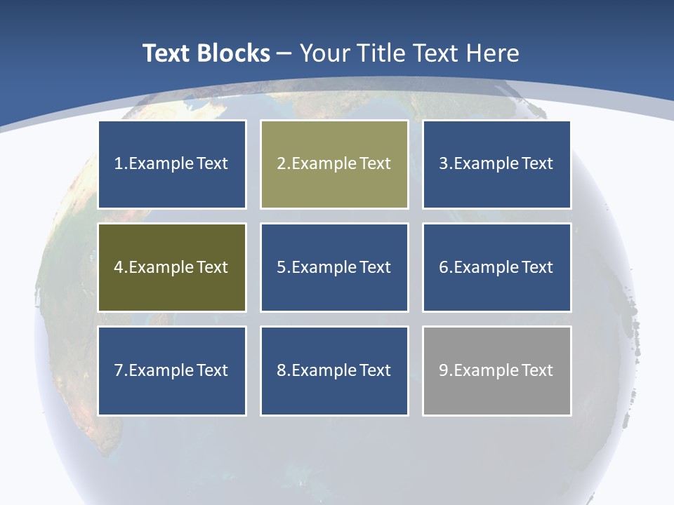 Indian Ocean On Earth PowerPoint Template