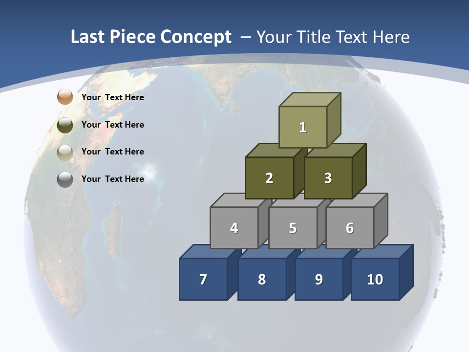 Indian Ocean On Earth PowerPoint Template