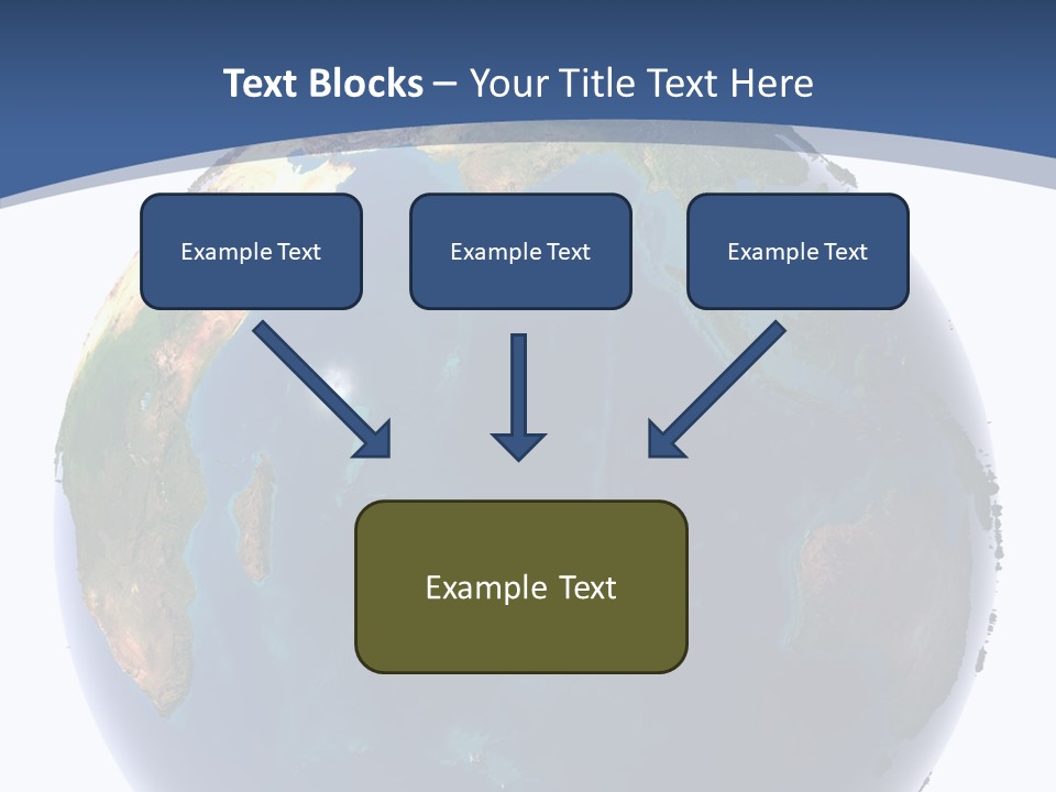 Indian Ocean On Earth PowerPoint Template