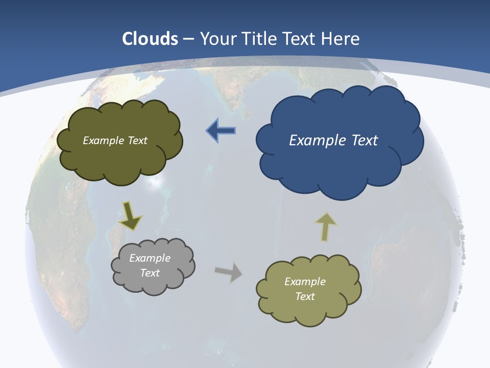 Indian Ocean On Earth PowerPoint Template