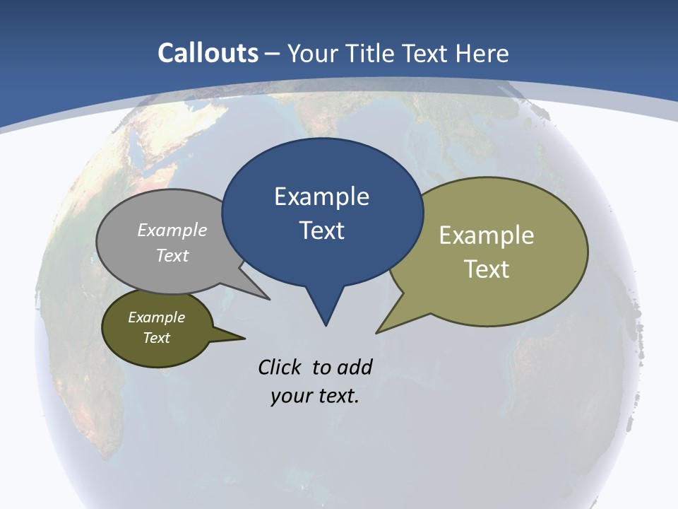 Indian Ocean On Earth PowerPoint Template