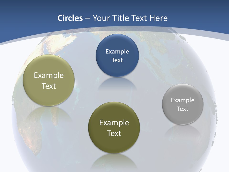 Indian Ocean On Earth PowerPoint Template