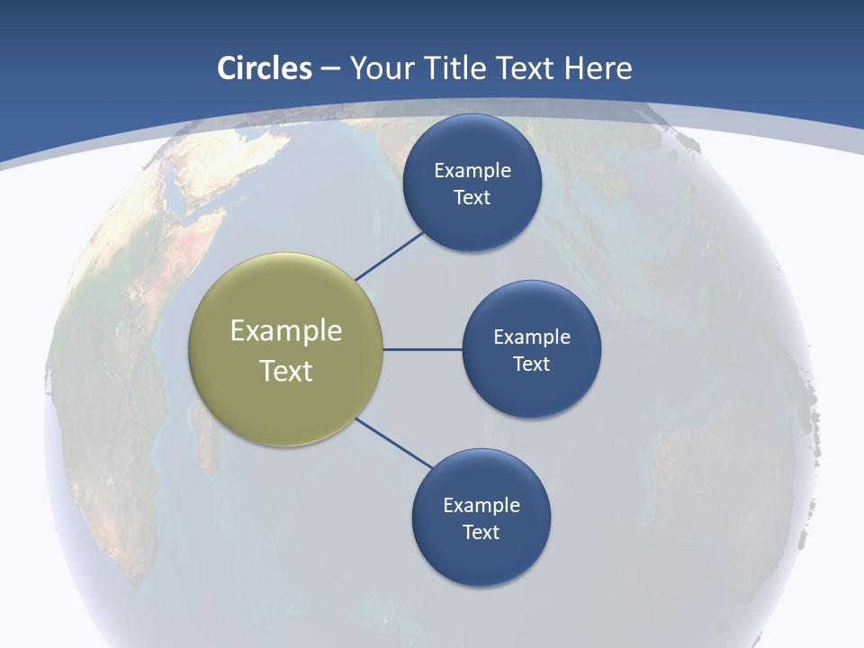 Indian Ocean On Earth PowerPoint Template