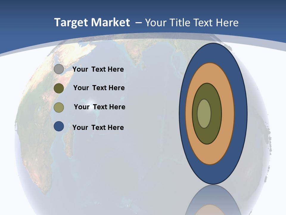 Indian Ocean On Earth PowerPoint Template