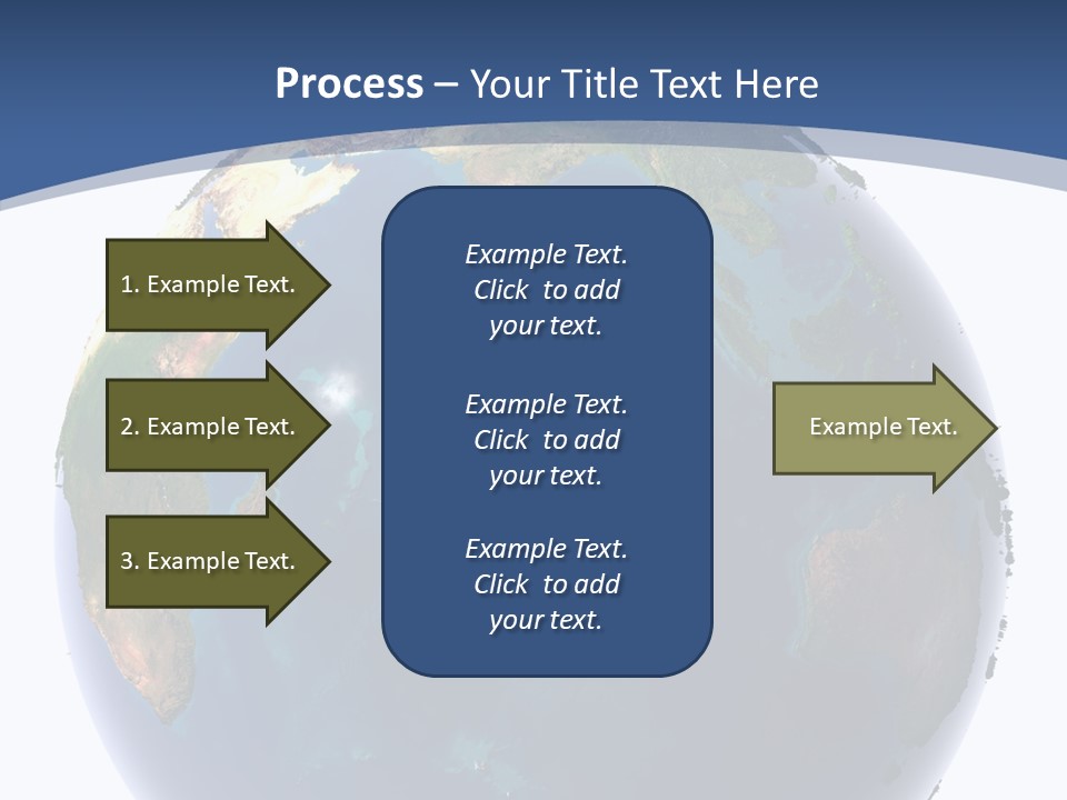 Indian Ocean On Earth PowerPoint Template