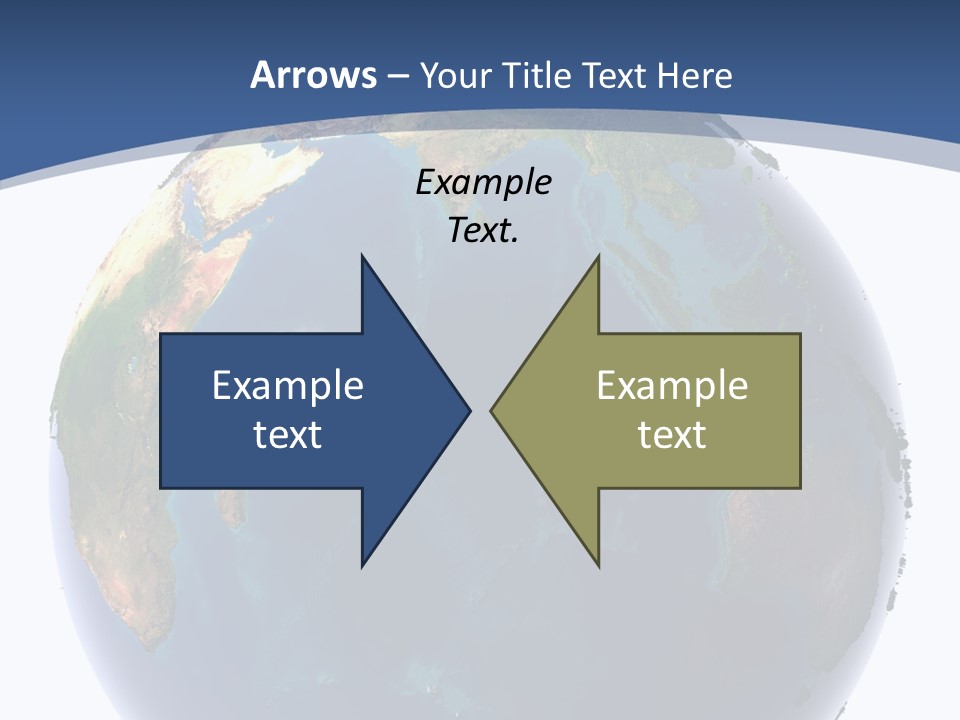 Indian Ocean On Earth PowerPoint Template