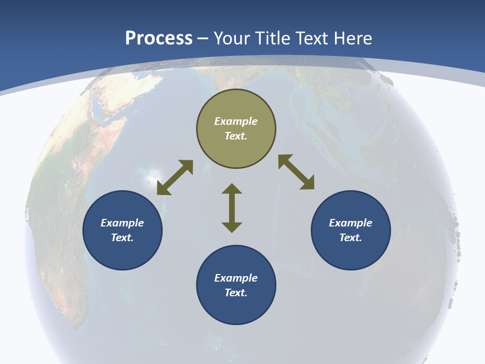 Indian Ocean On Earth PowerPoint Template