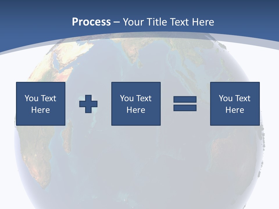 Indian Ocean On Earth PowerPoint Template