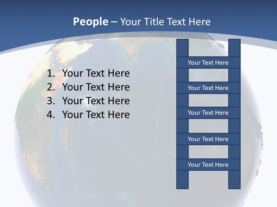 Indian Ocean On Earth PowerPoint Template