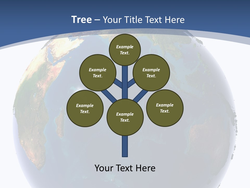 Indian Ocean On Earth PowerPoint Template