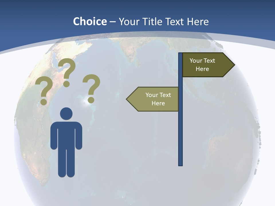 Indian Ocean On Earth PowerPoint Template