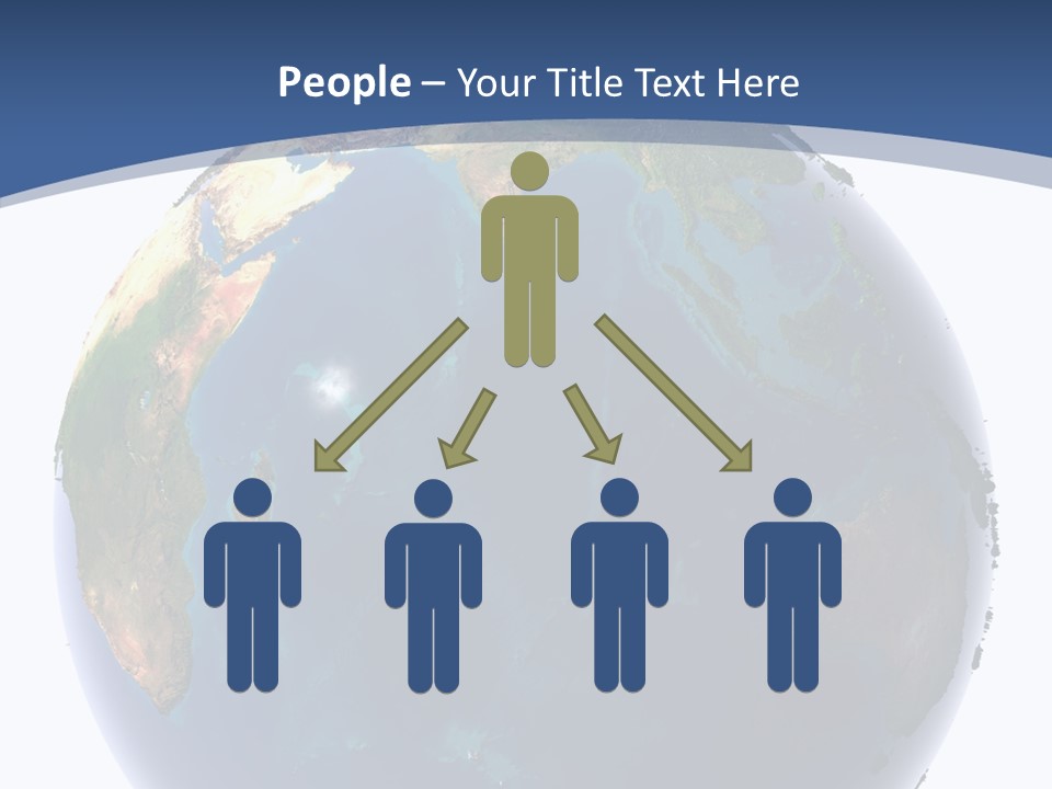 Indian Ocean On Earth PowerPoint Template