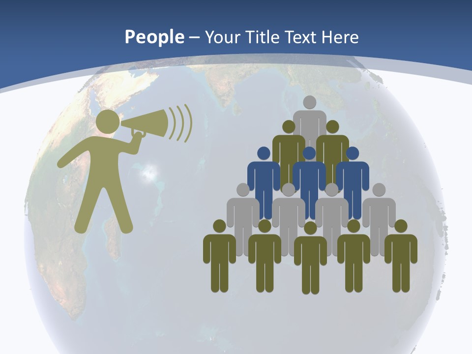 Indian Ocean On Earth PowerPoint Template