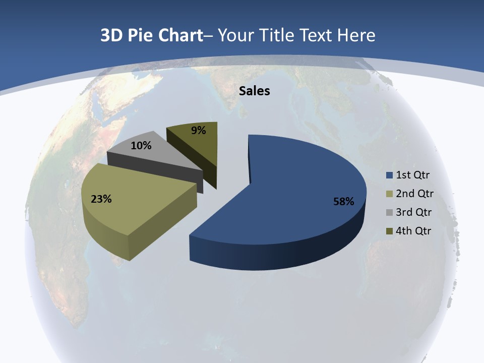 Indian Ocean On Earth PowerPoint Template