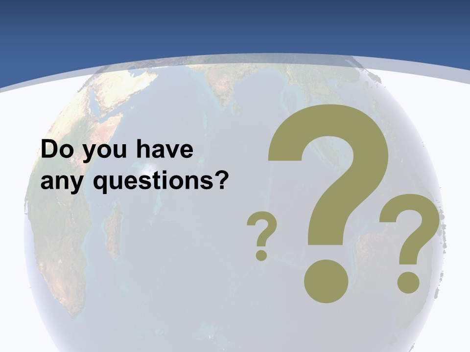 Indian Ocean On Earth PowerPoint Template