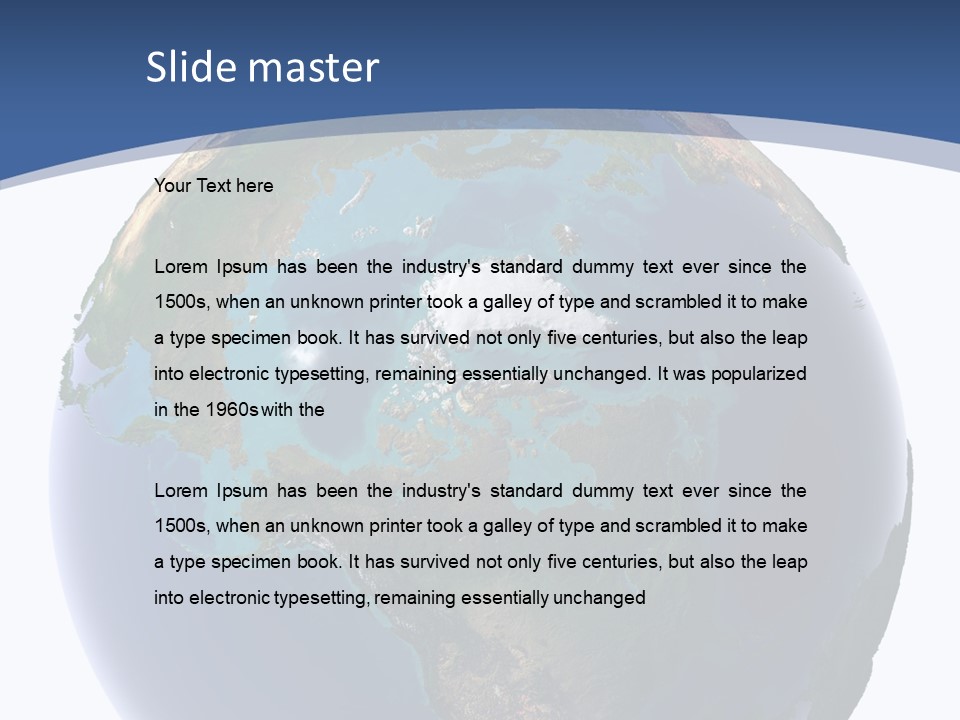 Travel International Water PowerPoint Template