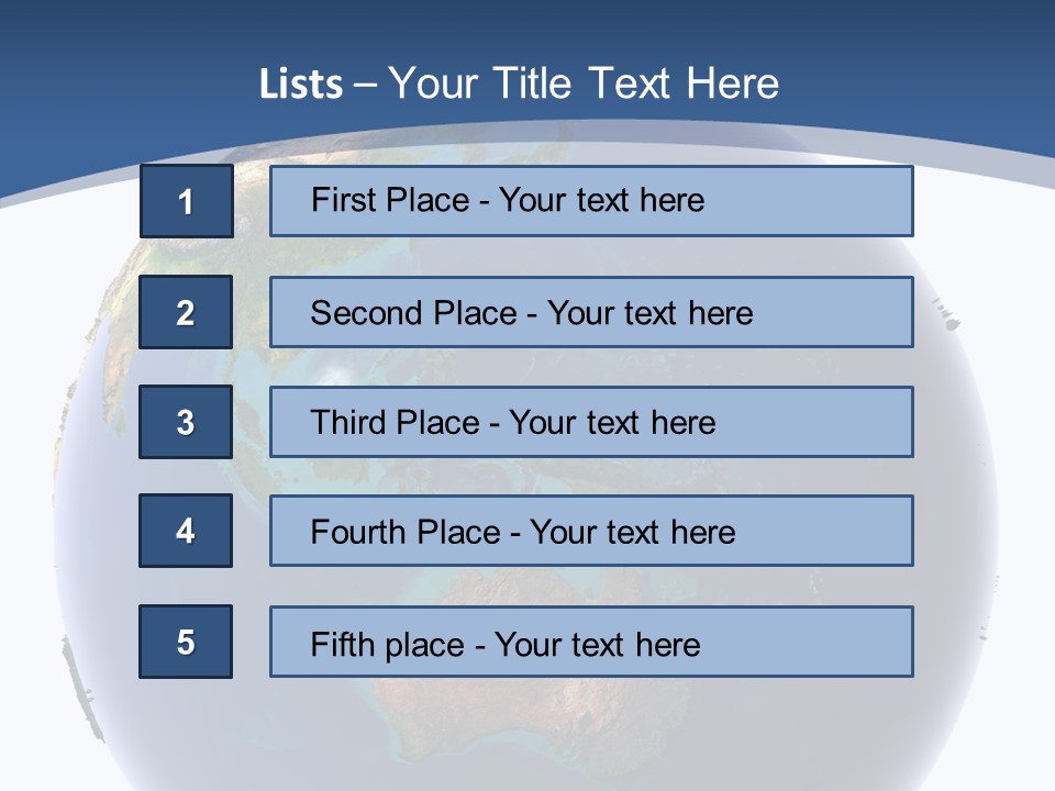 Water On Planet Earth PowerPoint Template