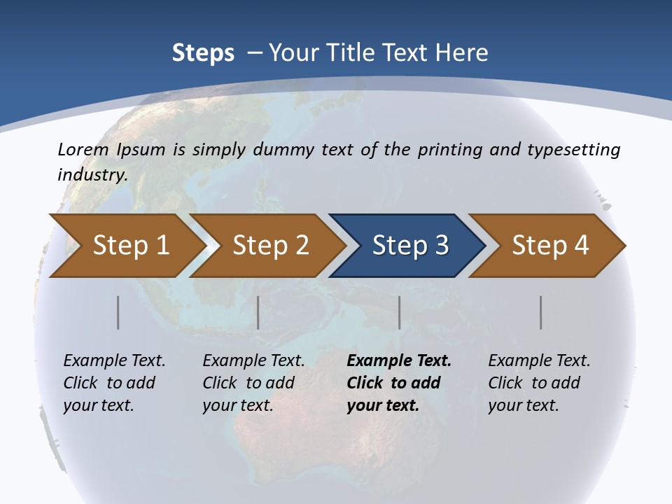 Water On Planet Earth PowerPoint Template