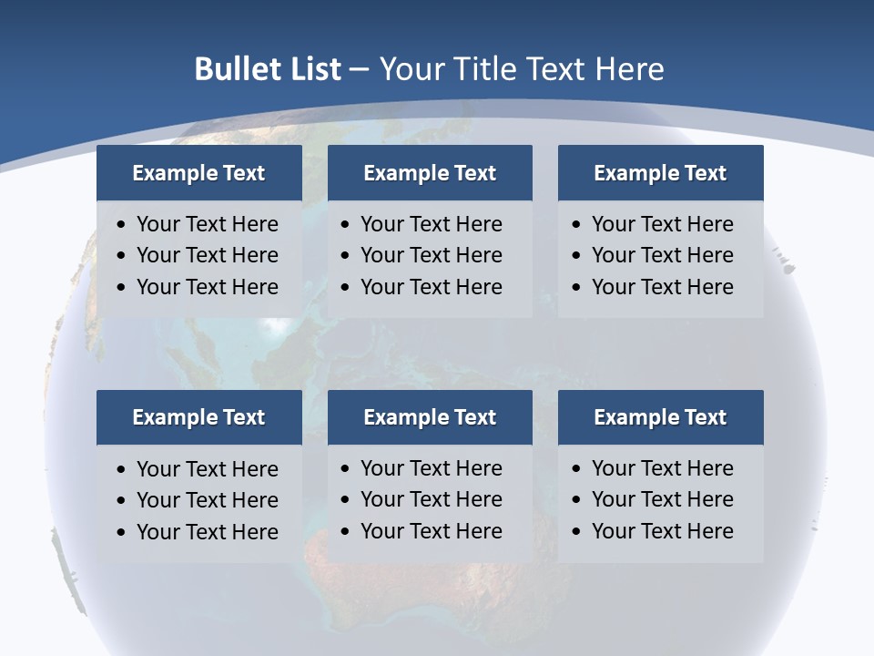 Water On Planet Earth PowerPoint Template