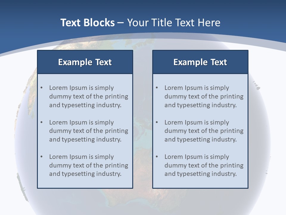 Water On Planet Earth PowerPoint Template