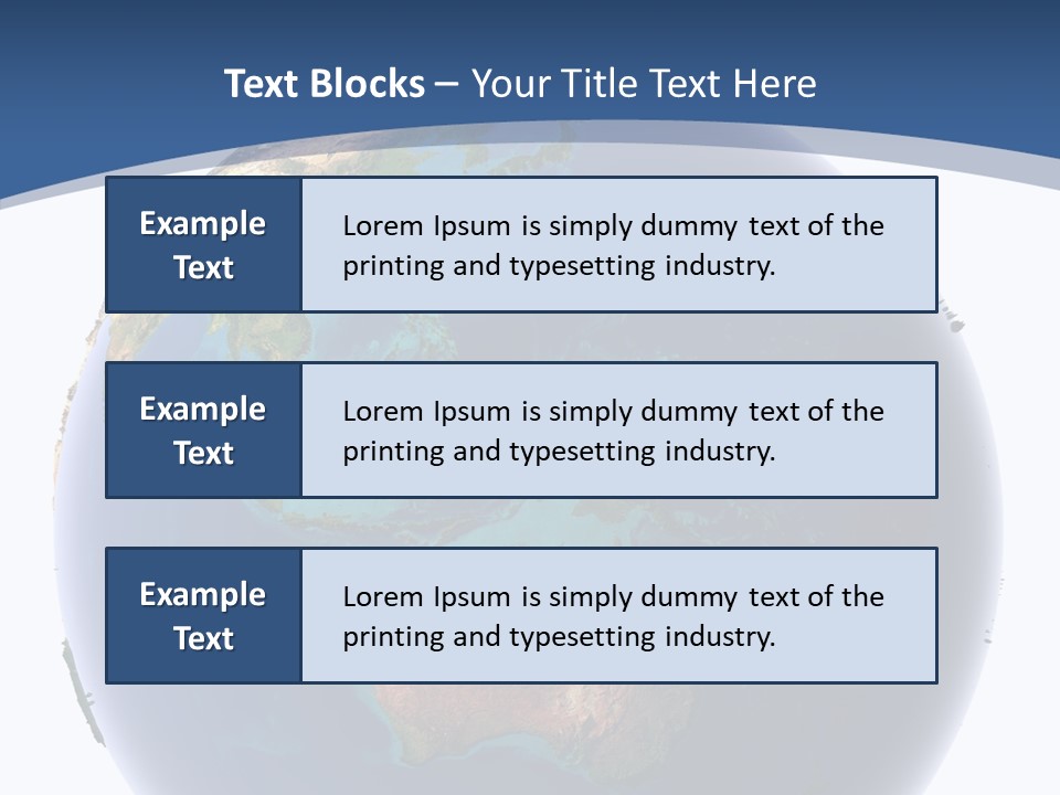 Water On Planet Earth PowerPoint Template