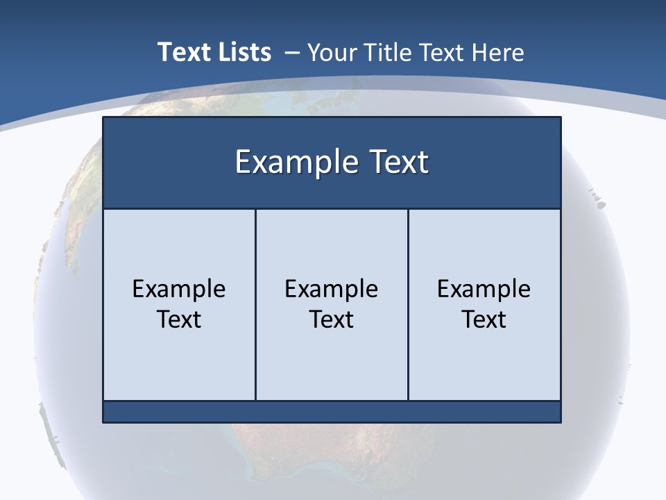 Water On Planet Earth PowerPoint Template