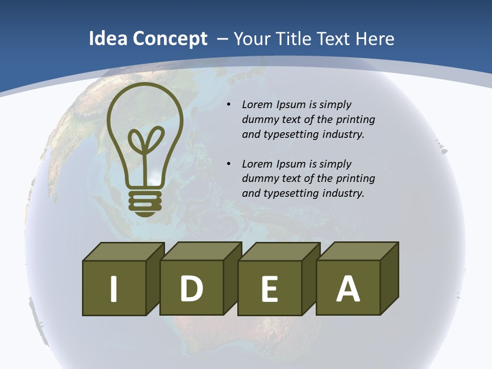 Water On Planet Earth PowerPoint Template