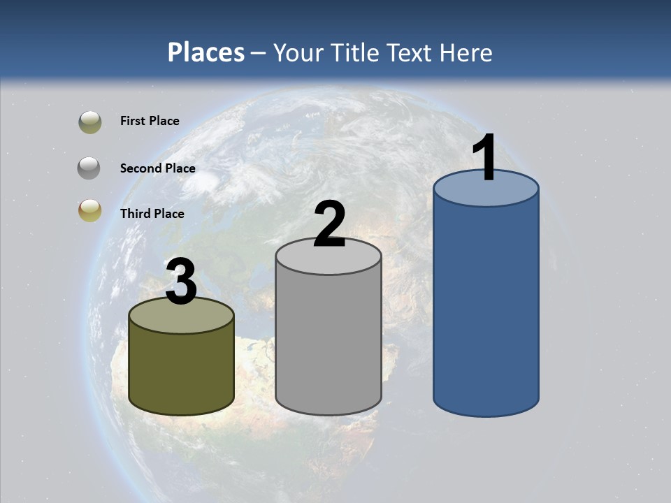 Earth From Space PowerPoint Template