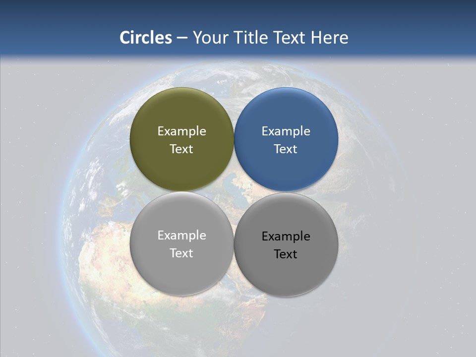 Earth From Space PowerPoint Template