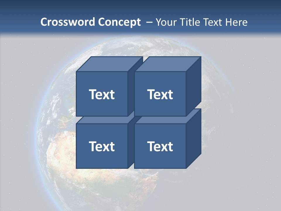 Earth From Space PowerPoint Template