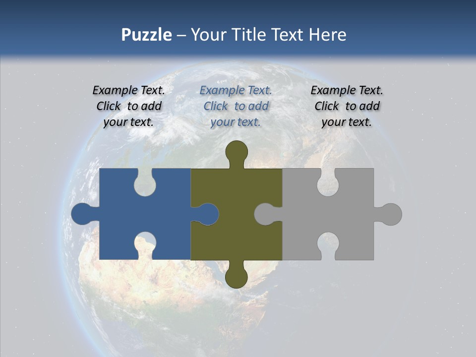 Earth From Space PowerPoint Template