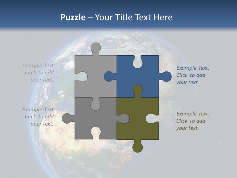 Earth From Space PowerPoint Template