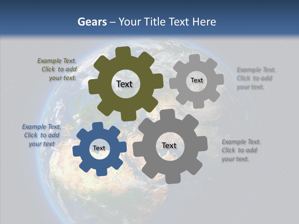 Earth From Space PowerPoint Template