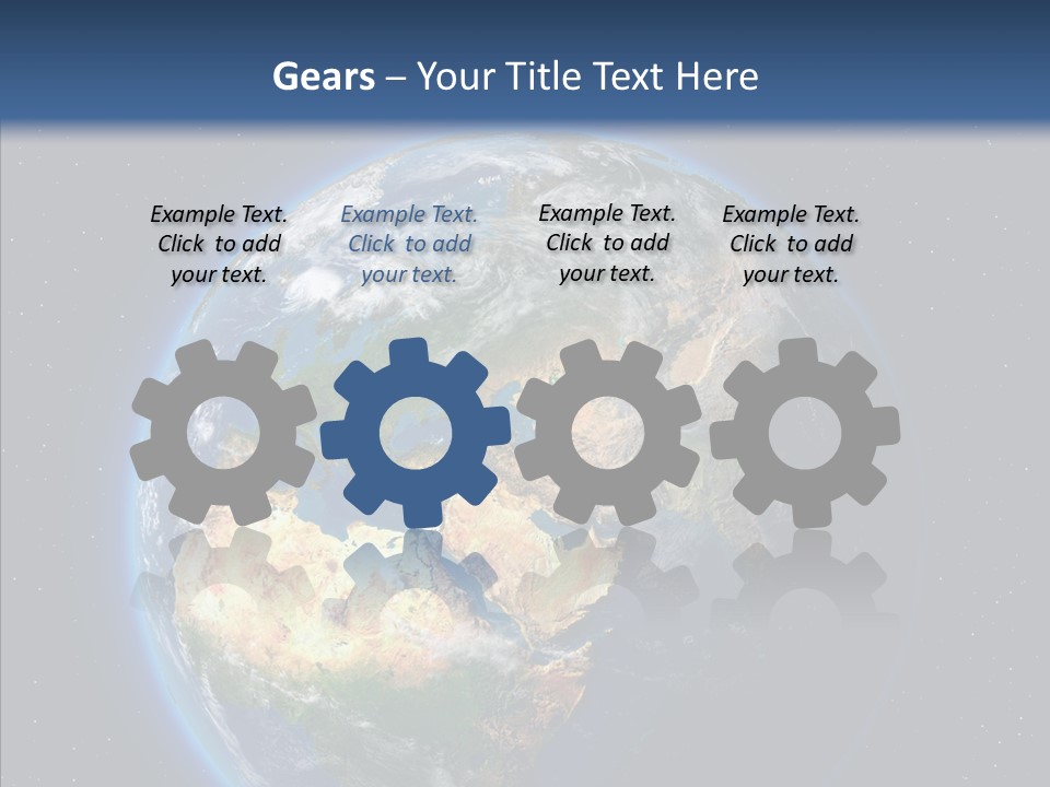 Earth From Space PowerPoint Template