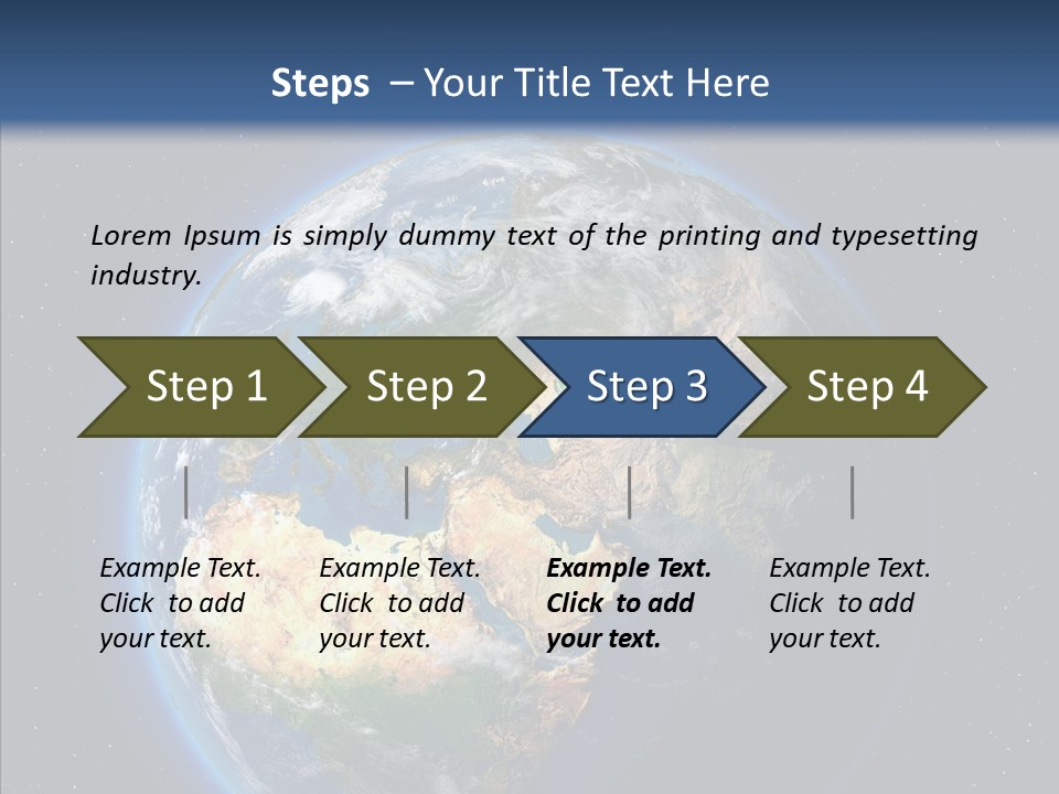Earth From Space PowerPoint Template