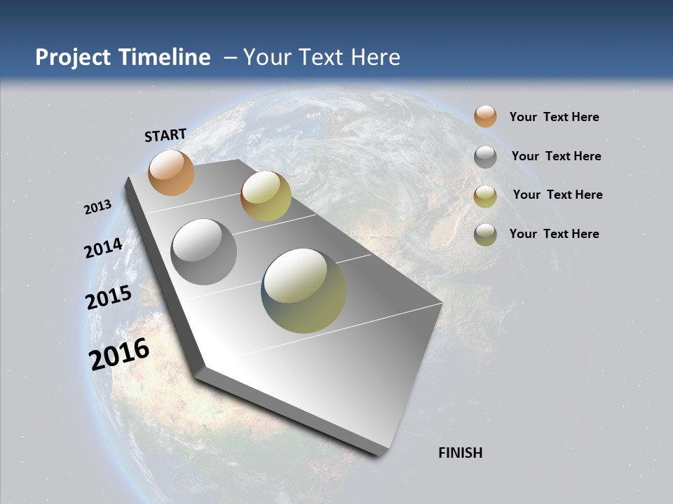 Earth From Space PowerPoint Template