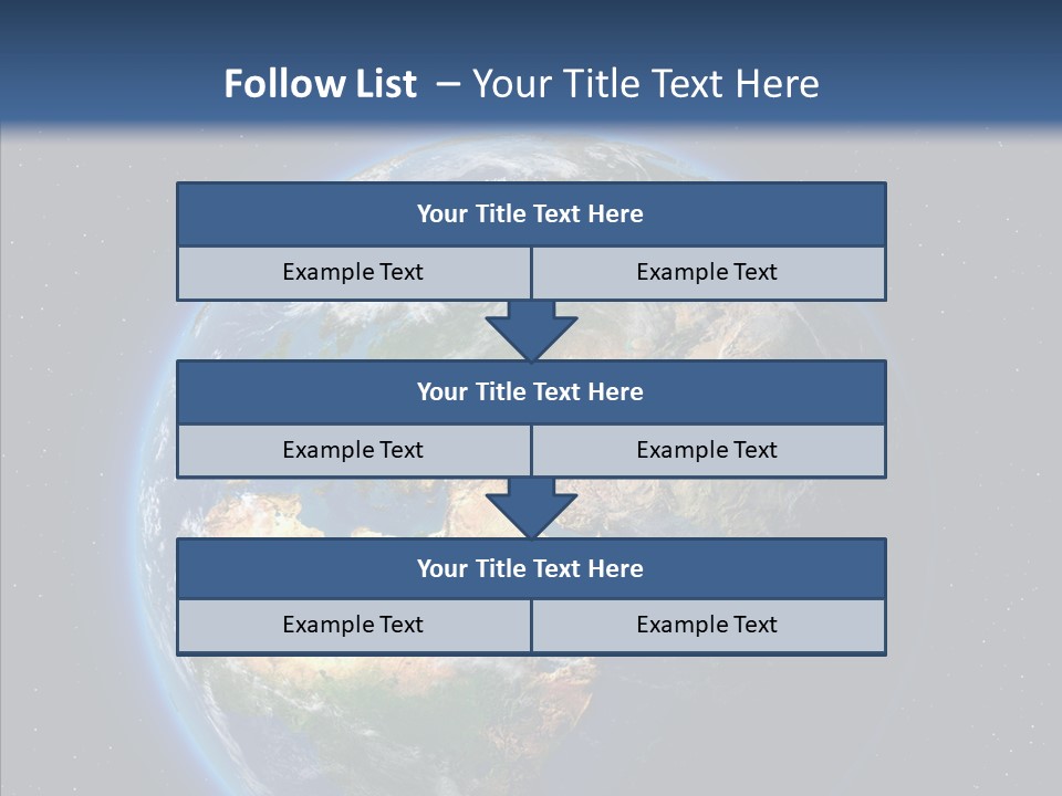 Earth From Space PowerPoint Template