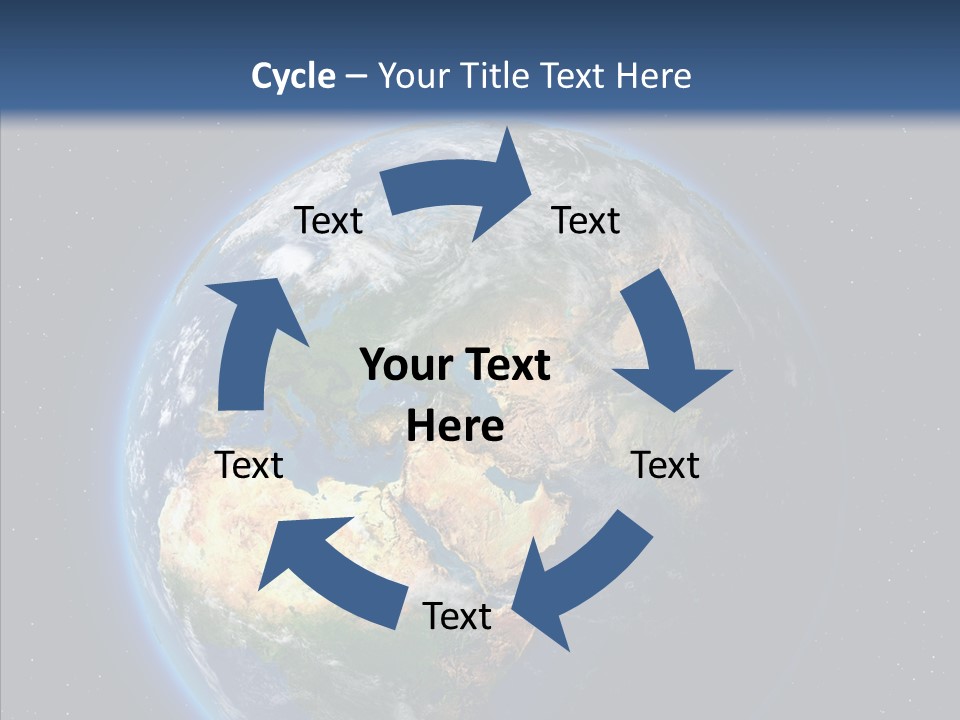 Earth From Space PowerPoint Template