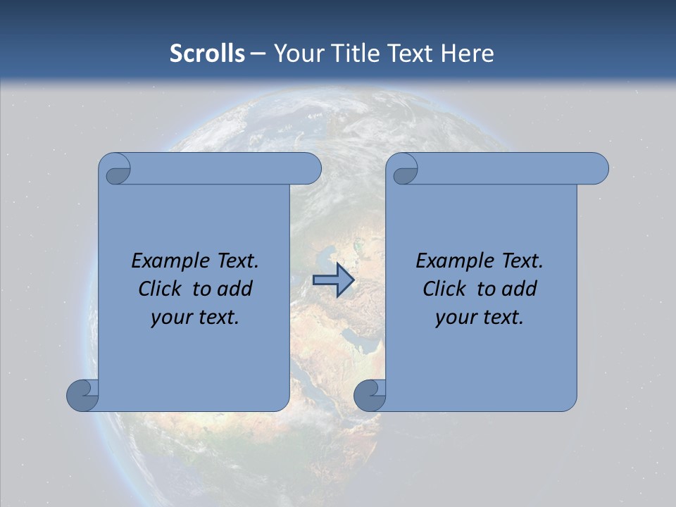 Earth From Space PowerPoint Template