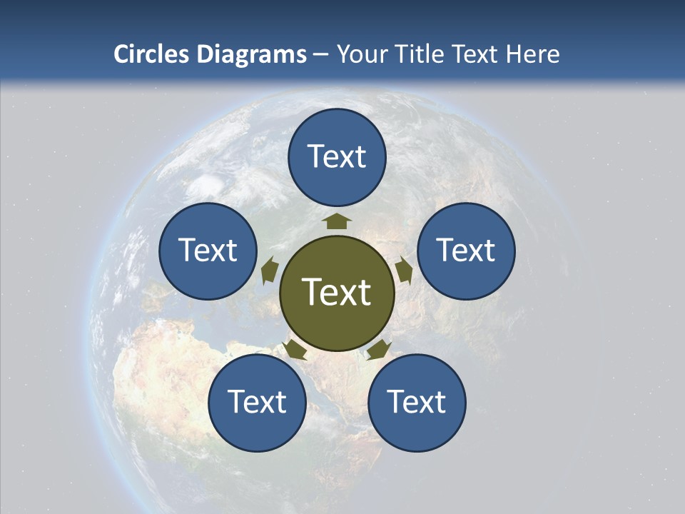 Earth From Space PowerPoint Template