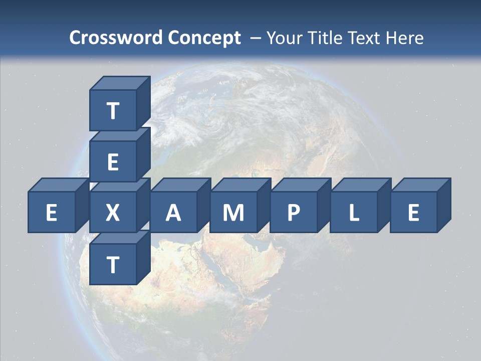 Earth From Space PowerPoint Template