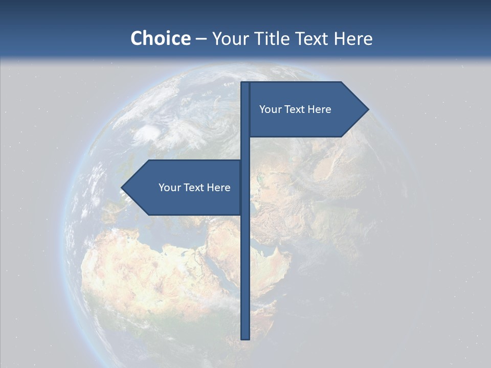 Earth From Space PowerPoint Template
