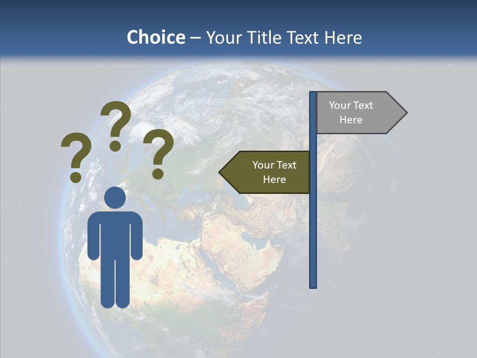 Earth From Space PowerPoint Template