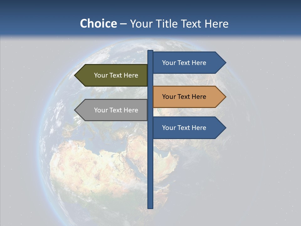 Earth From Space PowerPoint Template
