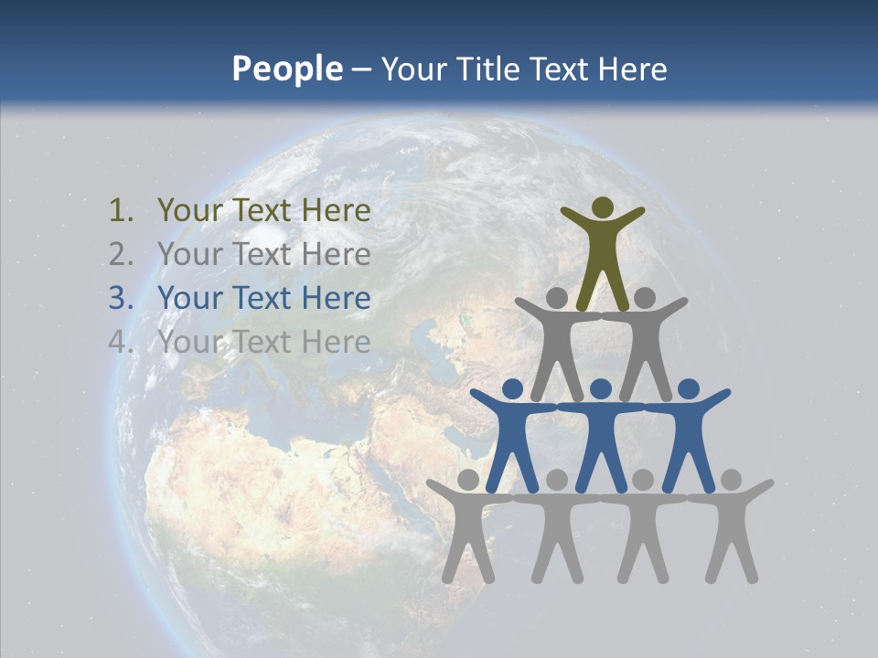 Earth From Space PowerPoint Template