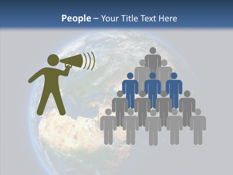 Earth From Space PowerPoint Template