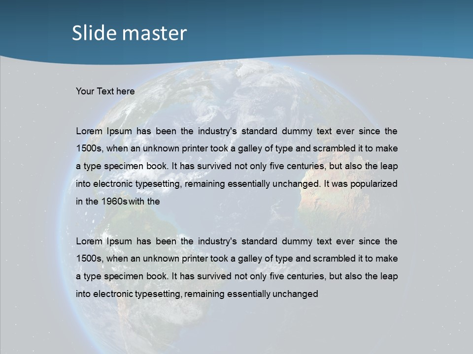 Oceans Atmosphere PowerPoint Template