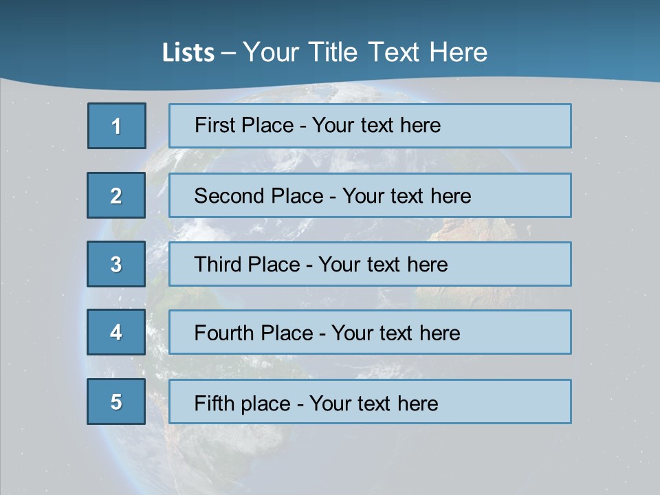 Oceans Atmosphere PowerPoint Template