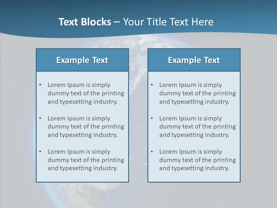Oceans Atmosphere PowerPoint Template